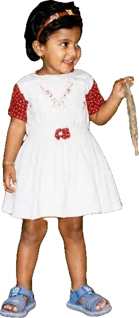 Baeb as a little girl